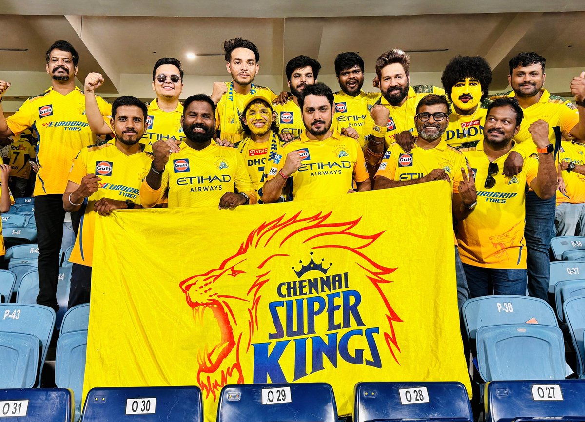 dhruv_majethia's tweet photo. WhistlePodu Army @CSKFansOfficial
💛 Its more than just a fan club, it's a family bound by passion, loyalty, and unwavering love for CSK🥳
#WhistlePodu #CSKFamily #thala #dhoni #csk #anbuden #ThalaForAReason #cskfansofficial #chennaisuperkings https://t.co/bAA5zns2f6
