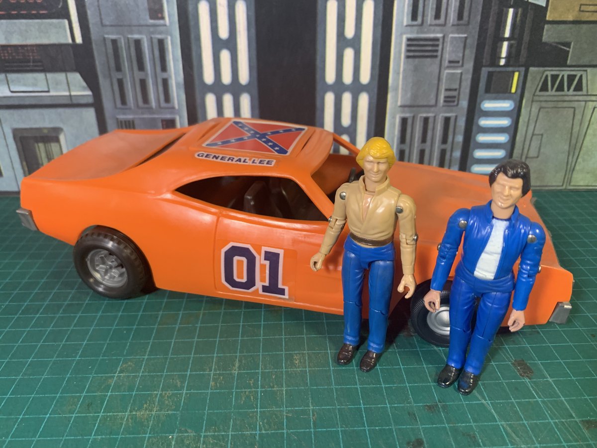 HeroesToys's tweet photo. 1981 Mego Dukes of Hazzard General Lee with Bo & Luke Duke action figures (with original box)
$389πΊπΈUSD/$560π¨π¦CAD. O.B.O.
#Mego #DukesOfHazzard #GeneralLee #BoDuke #LukeDuke
More pix on Facebook https://t.co/e1AsgR9vbM https://t.co/7CZqymnG0S