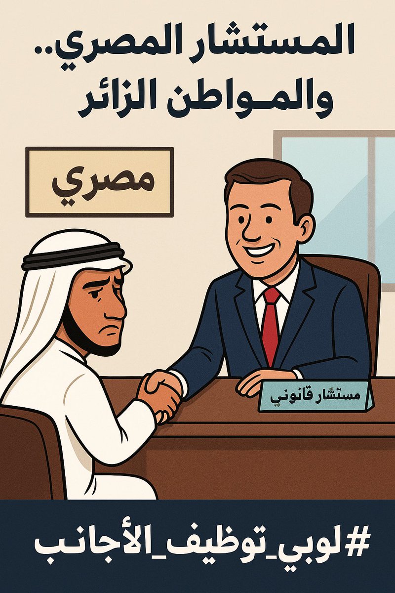 SaudiEinstein's tweet photo. "الـمـسـتـشـار الـمـصـري".. والـمـواطـن الـزائـر!

أمام شاشة جوالك الصغيرة يتجلّى مشهد كبير: شركة سعودية، في قلب جدة، تطلب "مستشاراً قانونياً مصرياً"! يا للعجب! لحظة... دعوني أتأكد من جواز سفري... آه، نعم، أنا سعودي أعيش في السعودية! ظننت للحظة أننا في القاهرة! الإعلان واضح كوضوح الشمس في نهار صيف الرياض: إن كنت مواطناً سعودياً فأرجوك تجاوز هذا الإعلان وابحث عن وظيفة أخرى في بلدك... ربما صُنع لك مقعد في "ساهر" أو حارس أمن! أو يمكنك الانتظار حتى تُفتح الوظائف المرموقة: "مندوب توصيل طلبات" أو "عامل نظافة شوارع"، هذه لم يشترطوا فيها الجنسية المصرية بعد! 
كأننا في مسرحية سوريالية: مواطن يمشي في بلده كزائر، ووافد يتصرف كصاحب المكان! نظام "الكفالة" انقلب - يا سادة - نحن الآن "مكفولون" في أرضنا! الأجنبي يكفل نفسه ويوظف أبناء جلدته، ونحن نبحث عن "كفيل" يرضى بنا! لدينا كليات تخرِّج آلاف القانونيين سنوياً، وابتعاثنا يرسل المئات للدراسة في أرقى الجامعات العالمية... لكن المؤهل الأهم الذي ينقصهم: "جواز السفر المصري"! هل تدرسون القانون في أكسفورد؟ آسف، لا يكفي! هل تملك خبرة عشر سنوات؟ لا يهم! هل أنت متفوق ومجتهد؟ غير مطلوب! المطلوب: أن تكون مصرياً، وفقط! سحقاً للكفاءة، وليحيا جواز السفر!
تخيل معي هذا المشهد: شاب سعودي يقابل مدير الموارد البشرية المصري... المدير: "أنت ممتاز يا أفندم بس فيه مشكلة"... الشاب: "وش هي؟"... المدير: "إنت سعودي!"... الشاب: "أيوة، وش المشكلة؟"... المدير: "بس الإعلان بيقول مصري!"... الشاب: "طيب وش اسوي؟"... المدير: "ما تغير جنسيتك؟"... الشاب: "هاه؟!"... المدير: "ولا بلاش، روح دوّر على شغل تاني!"
وبالطبع لا تعتقد أن هذا حدث عفوي! هناك "لوبيات" توظيفية تحتكر المهن وتتناقلها بين أبناء جنسيتها كالكعكة! مدير مصري يوظف مصريين، مدير أردني يوظف أردنيين، مدير لبناني يوظف لبنانيين... أما المدير السعودي - لو وُجد - فيوظف الجميع إلا السعوديين! لأنه يريد أن "يثبت أنه منفتح"! يا سلام على الانفتاح! انفتاح مثل الجرح!
عندما يصل "المواطن" إلى المقابلة، تتغير معايير التوظيف فجأة كأنك في فيلم سينمائي تحوّلت شخصياته: "نحتاج خبرة أطول"... "مهاراتك مش كافية"... "بصراحة، لا تناسب ثقافة الشركة" (ترجمة: وجهك سعودي، وحنا مبسوطين مع بعض)!
يا وزارة الموارد البشرية: لماذا يُسمح بإعلان يحدد الجنسية وهذا مخالف لأنظمتكم؟! أم أن قوانينكم مثل "عروض البوفيه المفتوح": خذ ما تريد واترك الباقي؟! المادة الثالثة من نظام العمل تنص على: "المواطنون متساوون في حق العمل"... يبدو أن "المتساوون" هنا استثناء المواطنين! كلنا متساوون، لكن البعض أكثر تساوياً من الآخرين، كما قال أورويل!
أين رؤية 2030 التي جعلت المواطن في قلبها؟ أين "تمكين الشباب" الذي أصبح هاشتاغ كل مؤسسة حكومية؟ هل الرؤية مثل بوفيه مفتوح أيضاً: نأخذ منها ما يعجبنا ونترك الباقي؟! لا يمكن أن نغني بالصباح "تمكين المواطن" وفي المساء نرى إعلانات تستبعده بصراحة! نحن شعب "متناقضات" بامتياز: نفتخر بالمواطن في الإعلام... ونستبعده في الإعلان!
لست ضد أي وافد، بل لي أصدقاء من كل الجنسيات، ولكن الشاب الذي لا يجد مكاناً في سوق عمل بلده، كيف سيجد مكانه في مستقبلها؟! المواطن الذي أصبح "زائراً" في وطنه، متى ستنتهي "زيارته"؟! إذا كان المستشار القانوني "مصري فقط"، فهل المواطن السعودي "زائر فقط"؟! هل نحن مواطنون... أم مقيمون في بلدنا؟

#لوبي_توظيف_الأجانب
#دار_أبونا_والغرب_طردونا