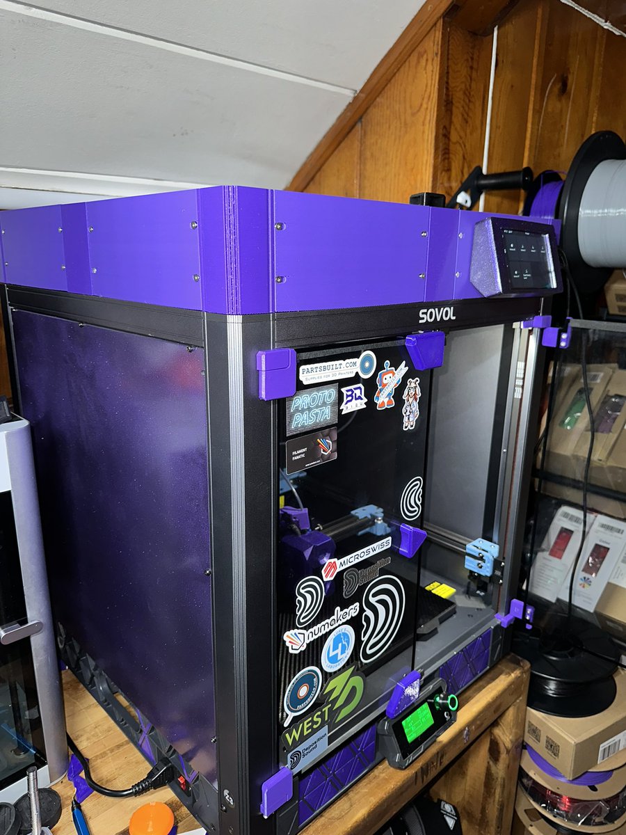 waldobroodryk's tweet photo. Excited to submit an entry, primarily because buying an SV08 has taught me more about 3D printing, gcode customization, modding printers, and a better understanding of working with electronics than any other product I’ve ever purchased.
#MODITYOURWAY and #SOVOL
Details 👇 https://t.co/auxLG0fROo