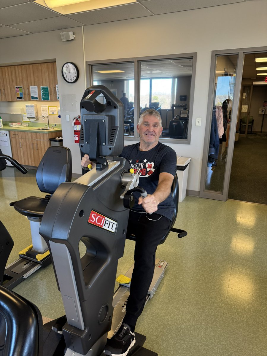 #LockerStrong💪❤️ at cardiac rehab. Getting stronger every day and nearing my return….
#ALLCAPS 
<a href="/Capitals/">Washington Capitals</a> 
<a href="/MonSportsNet/">Monumental Sports Network</a>
