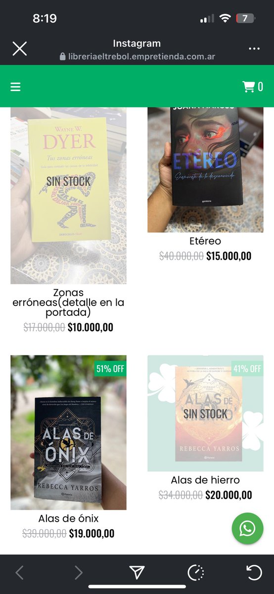 alguien sabe si esta librería es real??? me parecen irreales los precios es demasiado barato