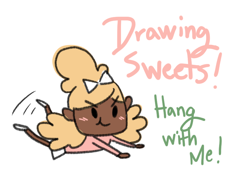CookiesSpice's tweet photo. LIVE New Stream! 
Drawing a couple sweets
for a few sweets! (Commissions Open!) https://t.co/Xc9jGZKFxQ #artstream #twitchart #liveartist #blackartists #blackart https://t.co/qrxpDhMSZq