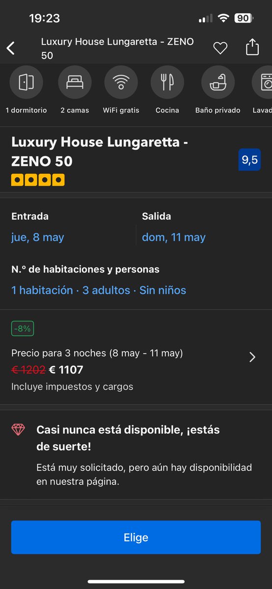 jorgeramiro26's tweet photo. @BookingCom una vergüenza. Reservé un apartamento en Trastévere por 465€ y los propietarios cancelaron sin motivo para volver a listarlo a 1100€. Booking lo sabe y su “solución” es ofrecerme algo peor y darme 116€, una cifra ridícula. ¿Es así como protegen a sus clientes? https://t.co/MU24fyZJ87