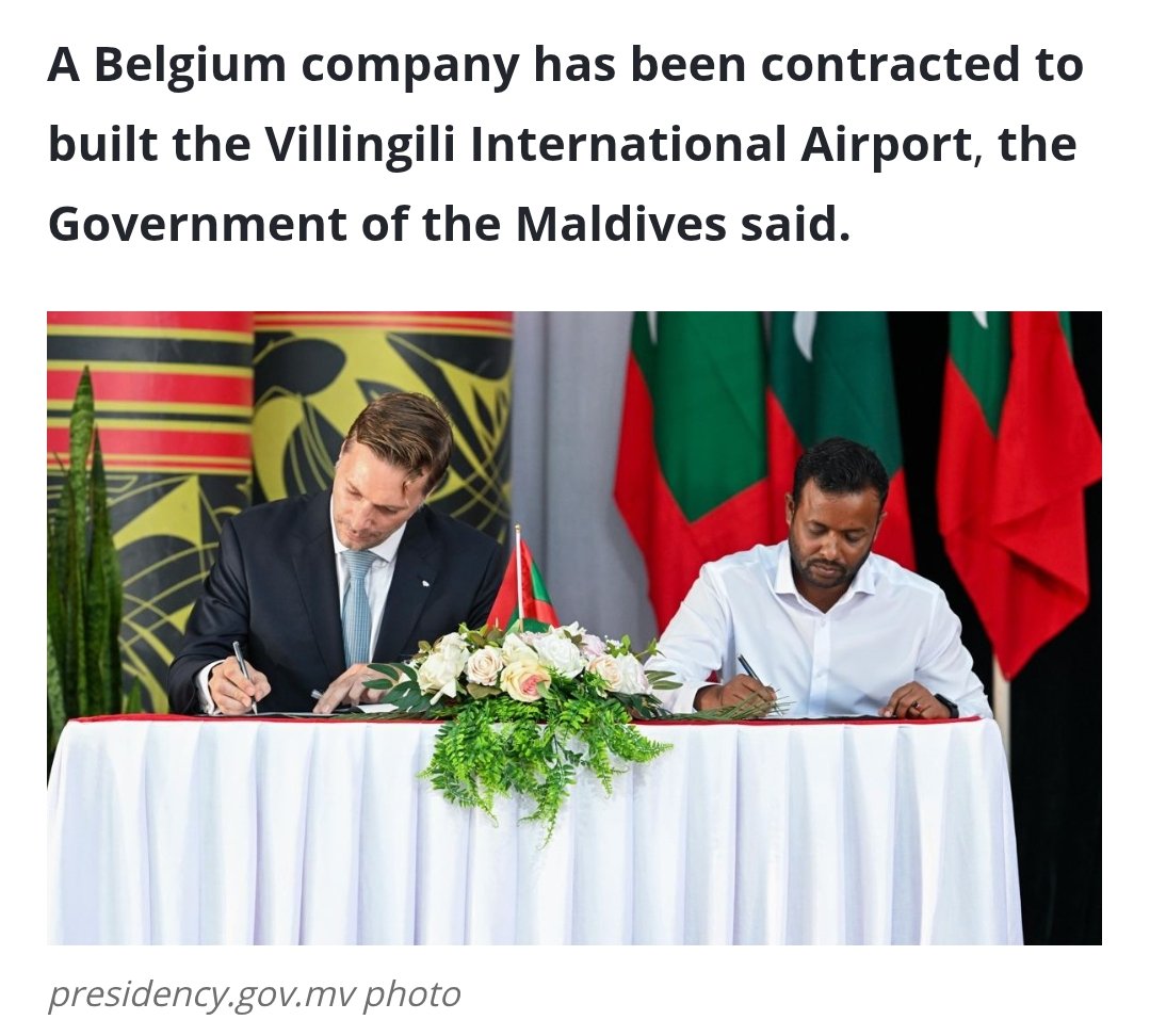 Aliixxath's tweet photo. Hi @muththo, what are the updates on these President @MMuizzu's pledged projects?

𝙏𝙝𝙞𝙣𝙖𝙙𝙝𝙤𝙤 𝙄𝙣𝙩𝙚𝙧𝙣𝙖𝙩𝙞𝙤𝙣𝙖𝙡 𝙛𝙡𝙤𝙖𝙩𝙞𝙣𝙜 𝙖𝙞𝙧𝙥𝙤𝙧𝙩.
 
𝙑𝙞𝙡𝙡𝙞𝙜𝙞𝙡𝙞 𝙞𝙣𝙩𝙚𝙧𝙣𝙖𝙩𝙞𝙤𝙣𝙖𝙡 𝙖𝙞𝙧𝙥𝙤𝙧𝙩 𝙖𝙣𝙙 14 𝙧𝙚𝙨𝙤𝙧𝙩𝙨.

𝘼𝙙𝙙𝙪 𝙘𝙞𝙩𝙮 𝘽𝙧𝙞𝙙𝙜𝙚, 𝙩𝙝𝙚 𝙡𝙖𝙧𝙜𝙚𝙨𝙩 𝙗𝙧𝙞𝙙𝙜𝙚 𝙥𝙧𝙤𝙟𝙚𝙘𝙩.