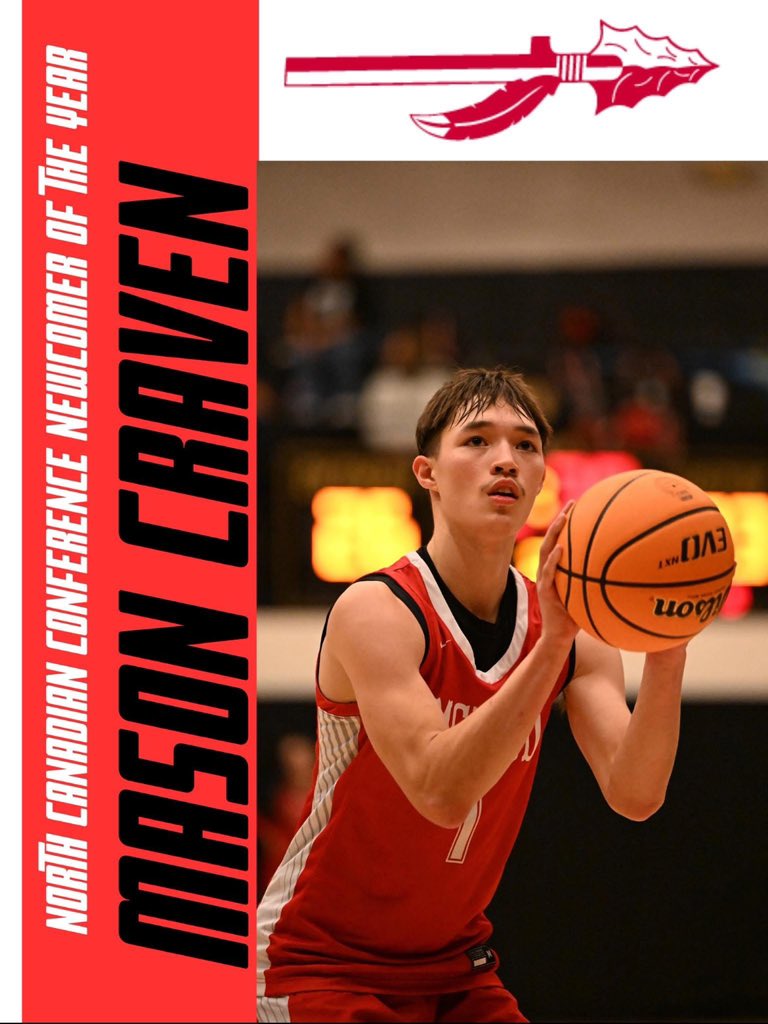 Thank you to the coaches Mcloud for the opportunity they gave me! Great season going 17-7.
-Route 66 All-Conference Team
-North Canadian Conference All Conference Team and Newcomer of the Year