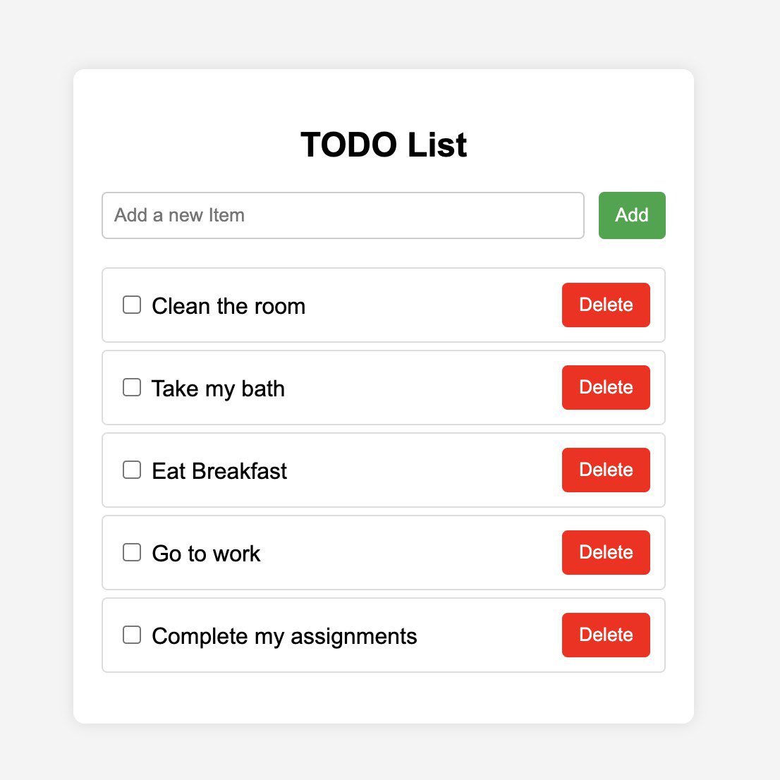 ObaaYaa_Dora's tweet photo. Day 54-60 of my #100DaysOfCode @stechie_school
Learning web dev with my mentor @CozyBrian_ !

Challenge: Build a Todo List app
Features: Add, delete, and mark tasks as complete.

I learnt a-lot working on this project.
Mentorship FTW! 💻
@kwesi_dadson @LotusesK @BREMANG12 https://t.co/0KSyYyiL2J