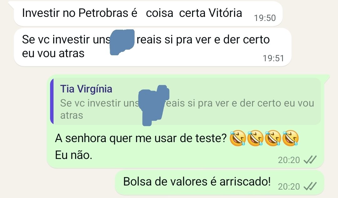 vitoriaalvess77's tweet image. Alguém que #investe na #Petrobras por favor???? Kkkkkk 
#PETR3 #PETR4  #ETFs #BDRs #ADRs