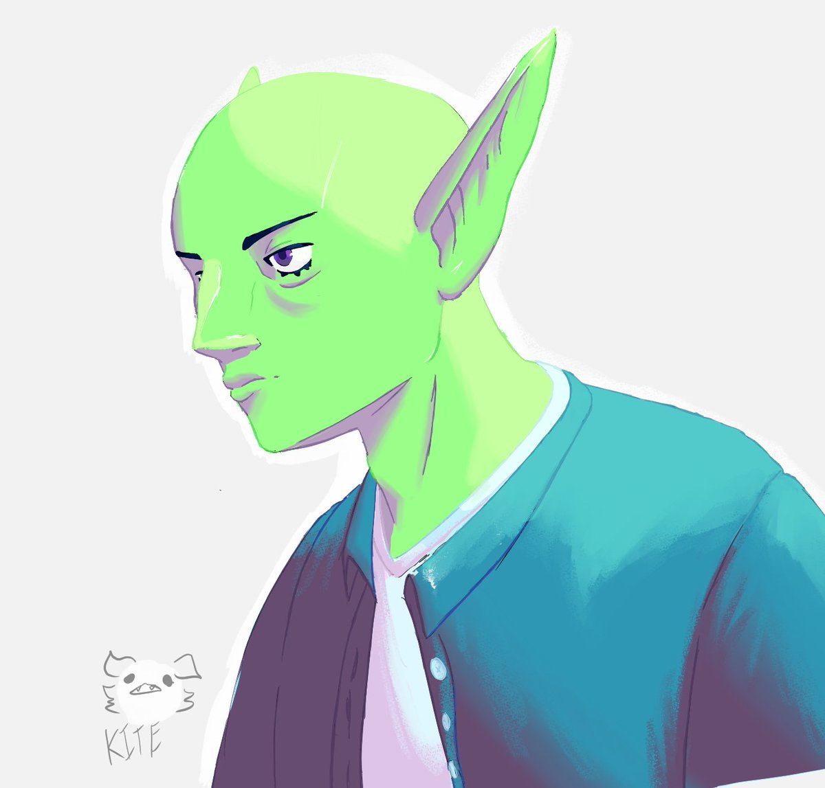 kiteruse's tweet image. Pretty goblin man for u goblin lovers out there...