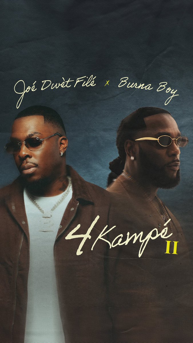burnaboy's tweet image. Joe Dwet File X Burnaboy 4 Kampe II 
Out now : BurnaBoy.lnk.to/4KampeII