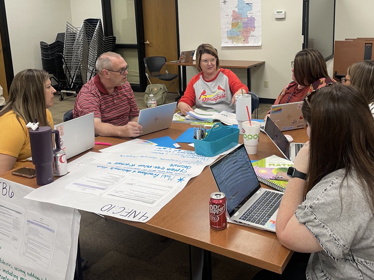 jtalburt's tweet photo. We 💗 Curriculum Academy! After a long, warm day, teachers gathered to audit math curriculum materials to ensure a #GVC for @officialSPS kids! #SPSCurriculum 💗🏰💗 https://t.co/VLCSfpRPAl