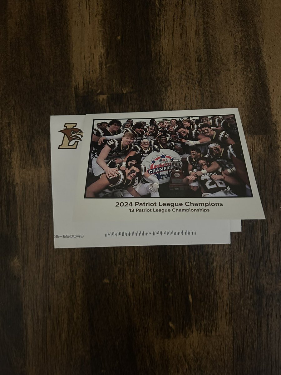 Thanks for the love <a href="/LehighFootball/">Lehigh Football</a> 

<a href="/CoachDanHunt/">Dan Hunt</a> <a href="/coach_cahill/">Kevin Cahill</a>