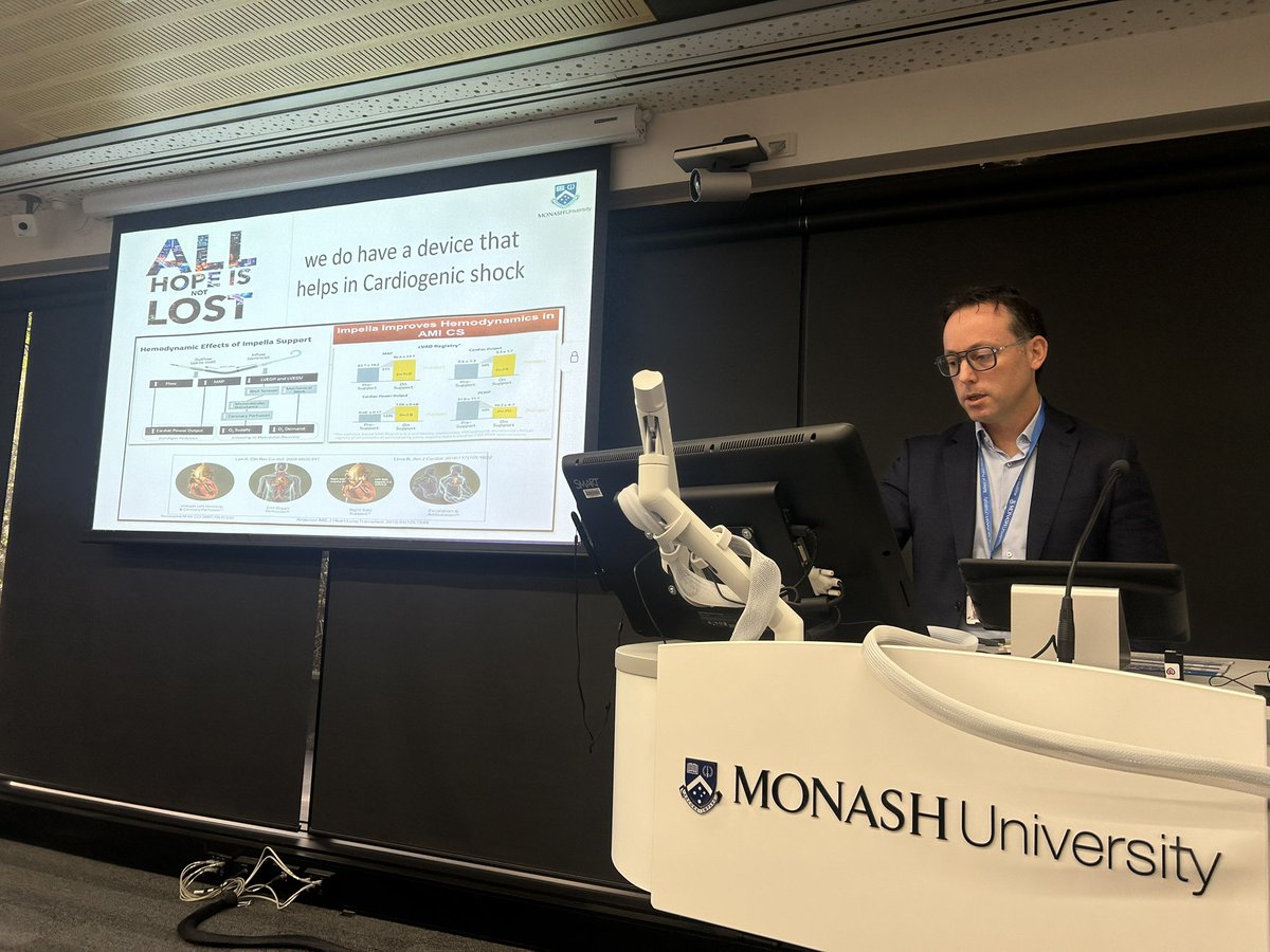 Prof Dion Stub - Debate: Is Impella the answer to managing cardiogenic shock? Can we do a RCT of Impella alone v VA-ECMO?