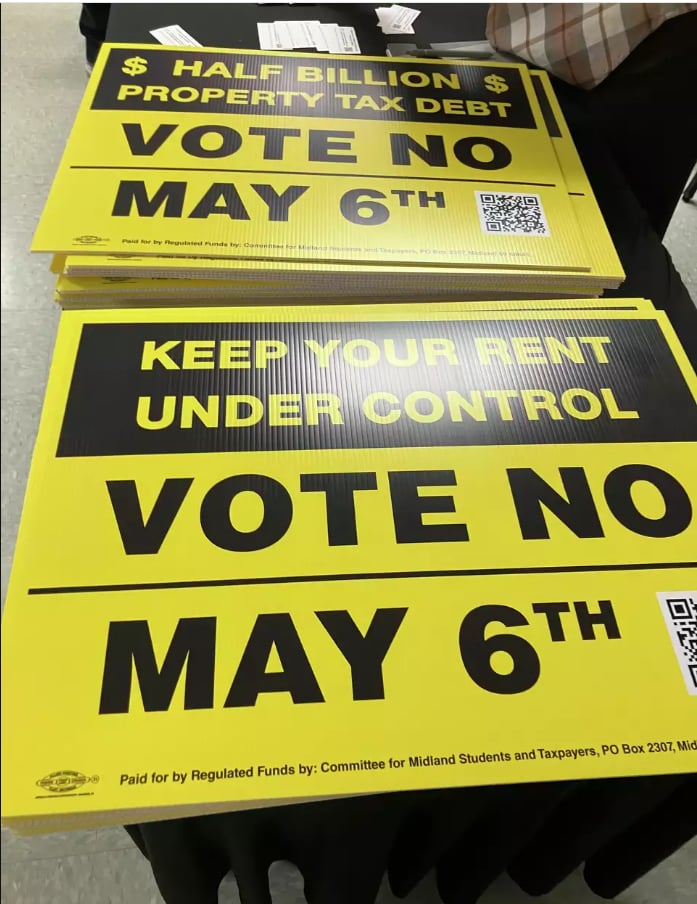 We have VOTE NO May 6th yard signs, comment here or send us a message us privately

We are arranging a time &amp; place for distribution