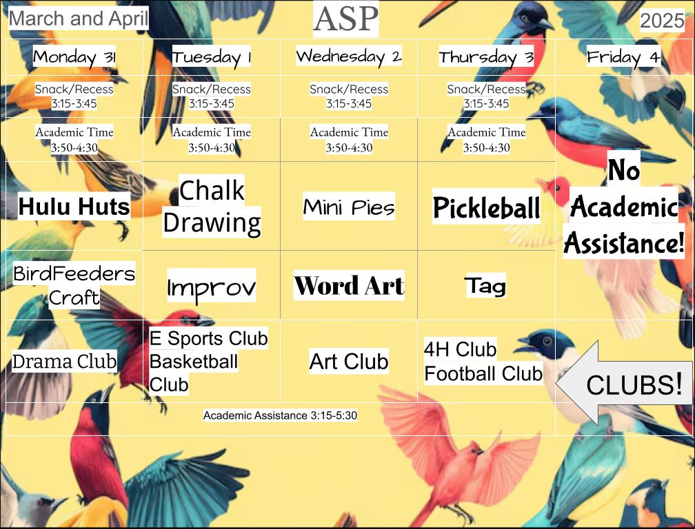 cmsasp's tweet photo. Activity for next week! https://t.co/WRhEimmoCk