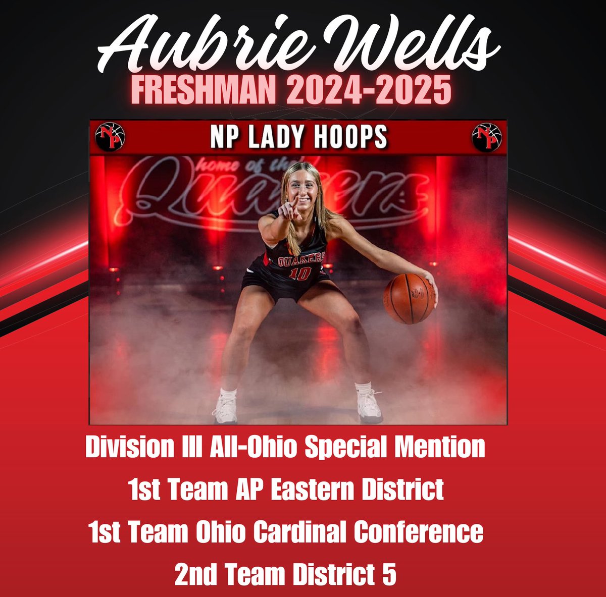I am proud of the great start Aubs has had to her high school basketball career. She works hard and sacrifices a lot. Keep Grindin Kid!