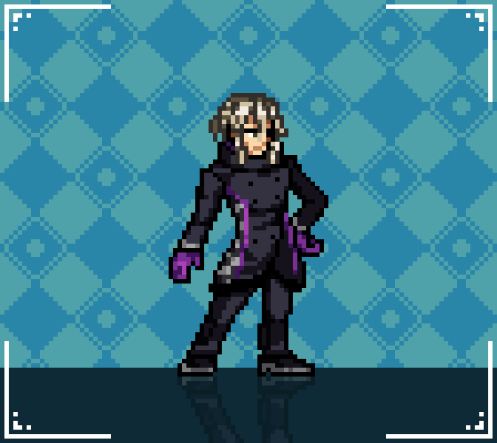 the only time I will have the chanceto repost the sprite of Kaname Date from AI: The Somnium Files,   #pixelart #ドット絵 #NintendoDirect