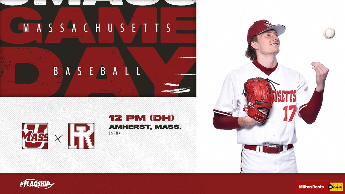 𝗗𝗼𝘂𝗯𝗹𝗲𝗵𝗲𝗮𝗱𝗲𝗿 𝗙𝗿𝗶𝗱𝗮𝘆‼️⚾️

🆚 Rhode Island
📍 Amherst, Mass.
🏟️ Earl Lorden Field
⏰ 12 p.m.  // 3 p.m.
📺 ESPN+
💻 tinyurl.com/bdfdk56z
📊 tinyurl.com/4fkmy9yj
📊 tinyurl.com/5y3zwtz3

#Flagship🚩
