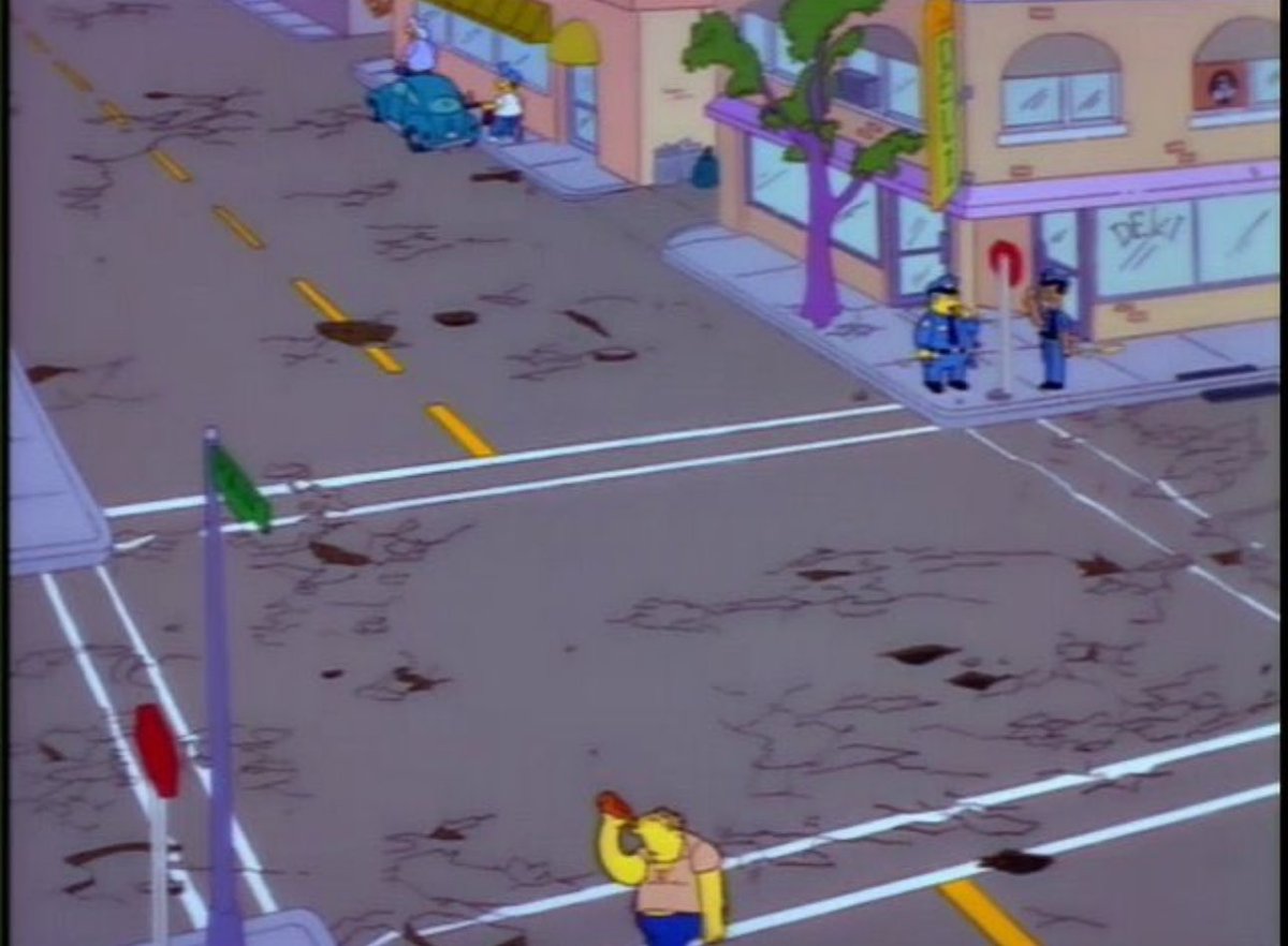 Literalmente las calles de coslada cuando llueve