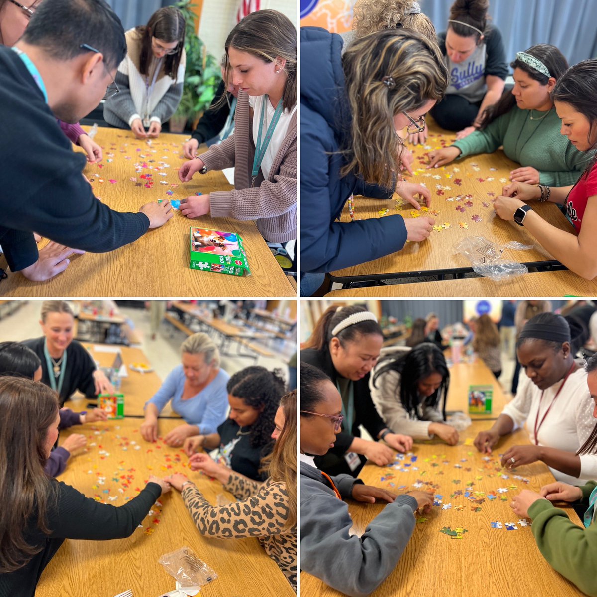 The first ever <a href="/SullyES_LCPS/">Sully ES</a> Speed Puzzling Competition got pretty serious at today’s staff meeting. Congrats to our 2nd grade team for taking the win! I am looking forward to the next one! 🧩