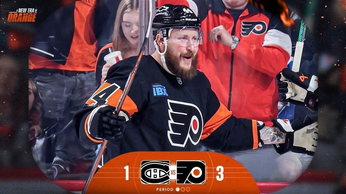 Hot start back home. 

#MTLvsPHI | #LetsGoFlyers