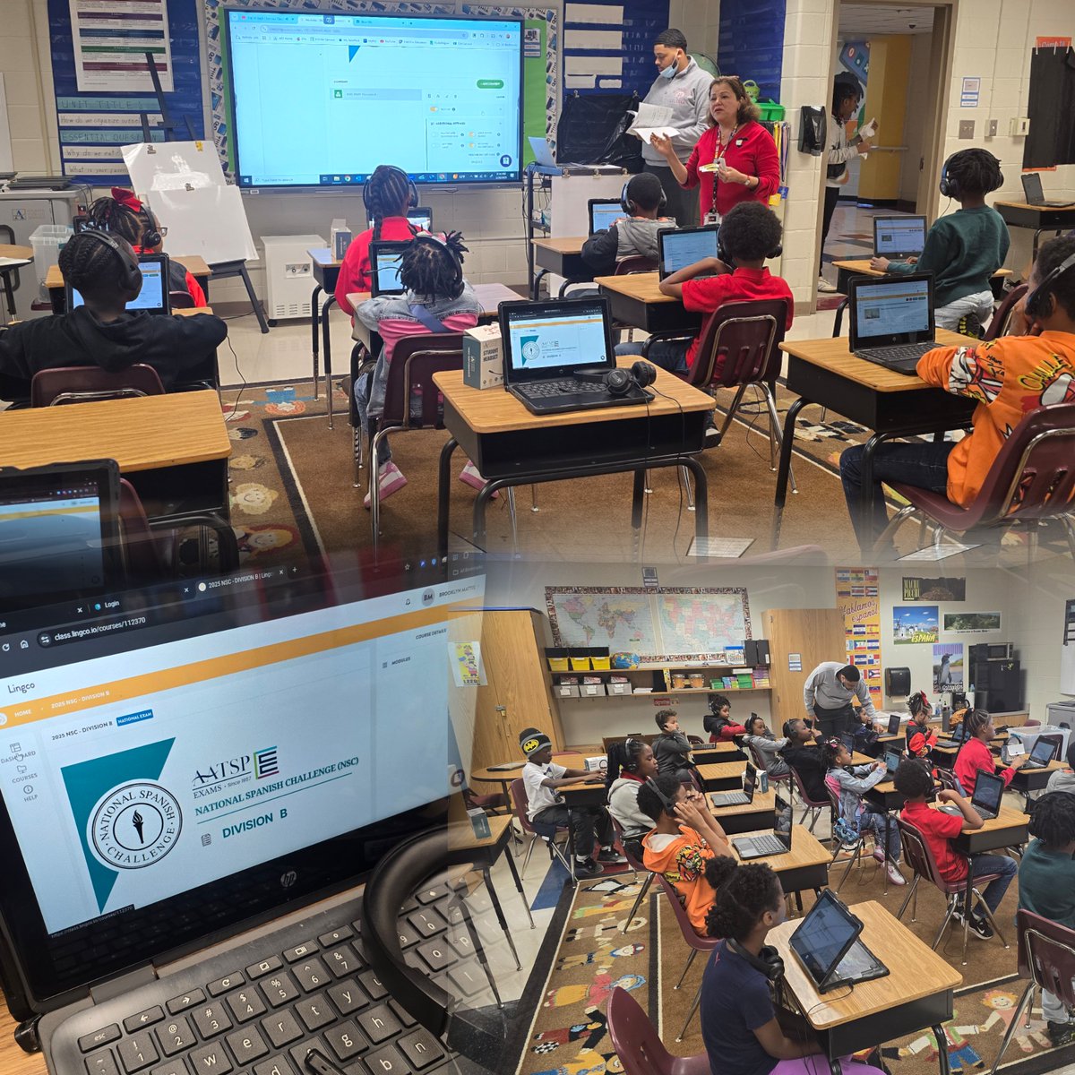 Krystle Scott, Ed.S. (@apsitkrystle) on Twitter photo It was a pleasure supporting Seรฑora Waldorf and our <a href="/UsherCollierES/">Usher-Collier ROAR</a> scholars yesterday with the 2025 National Spanish Challenge (NSC)! ๐ช๐ธ๐ Their enthusiasm for language learning was inspiringโVamos!!๐ #WorldLanguageMatters <a href="/3rdparker/">Jerry Parker</a> <a href="/PamMHurt/">Pamela Hurt</a> <a href="/DrArnoldSBM/">Danielle Arnold, Ed.D</a> <a href="/APSInstructTech/">APS IT Department</a> It was a pleasure supporting Seรฑora Waldorf and our <a href="/UsherCollierES/">Usher-Collier ROAR</a> scholars yesterday with the 2025 National Spanish Challenge (NSC)! ๐ช๐ธ๐ Their enthusiasm for language learning was inspiringโVamos!!๐ #WorldLanguageMatters <a href="/3rdparker/">Jerry Parker</a> <a href="/PamMHurt/">Pamela Hurt</a> <a href="/DrArnoldSBM/">Danielle Arnold, Ed.D</a> <a href="/APSInstructTech/">APS IT Department</a>