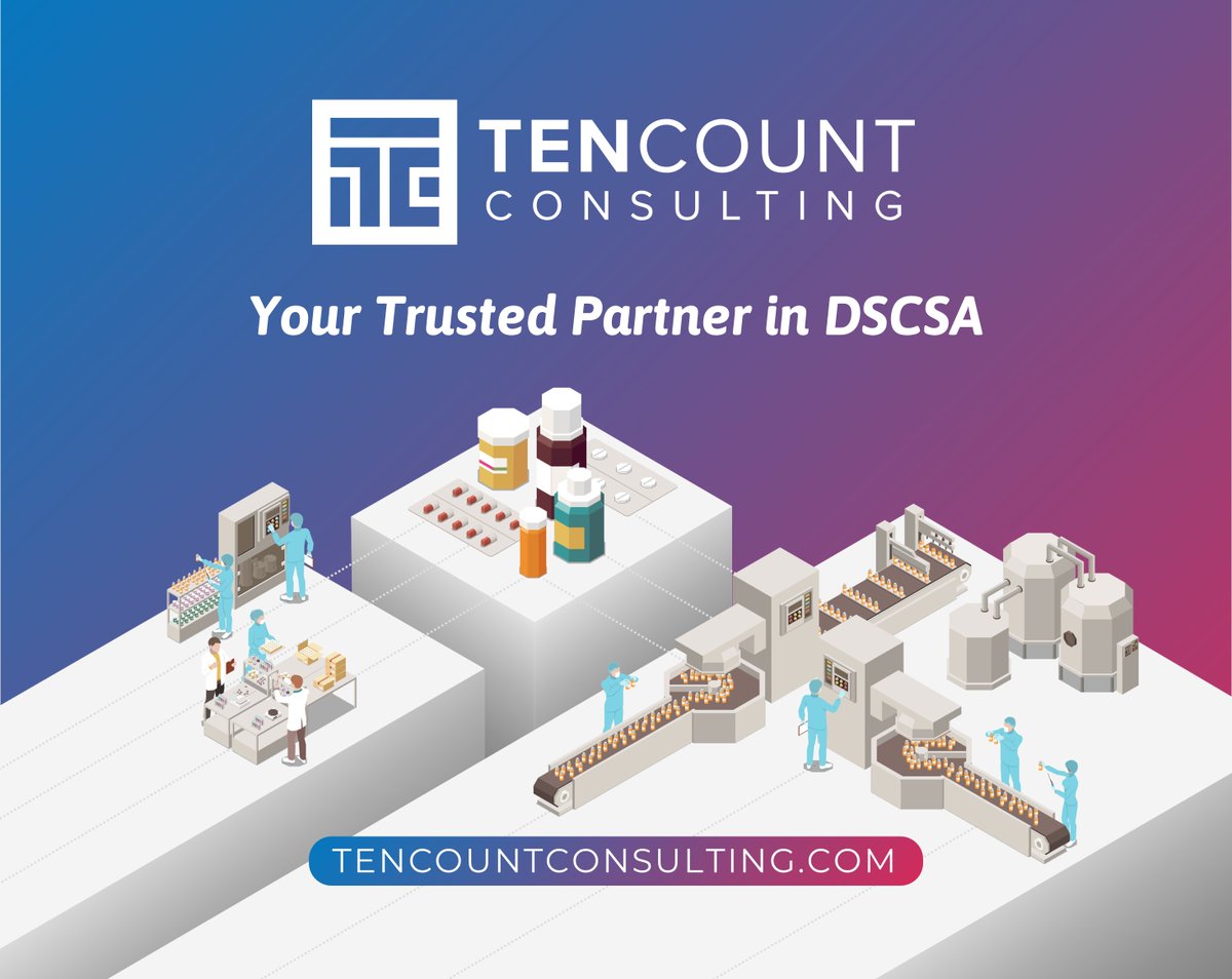 ConsultingTen's tweet photo. https://t.co/vSaetlShi3
The industry is ready for manufacturer DSCSA day on May 27th, are you?
Check out our latest blog.
#dscsa
#fda https://t.co/QfUuCi1QuL