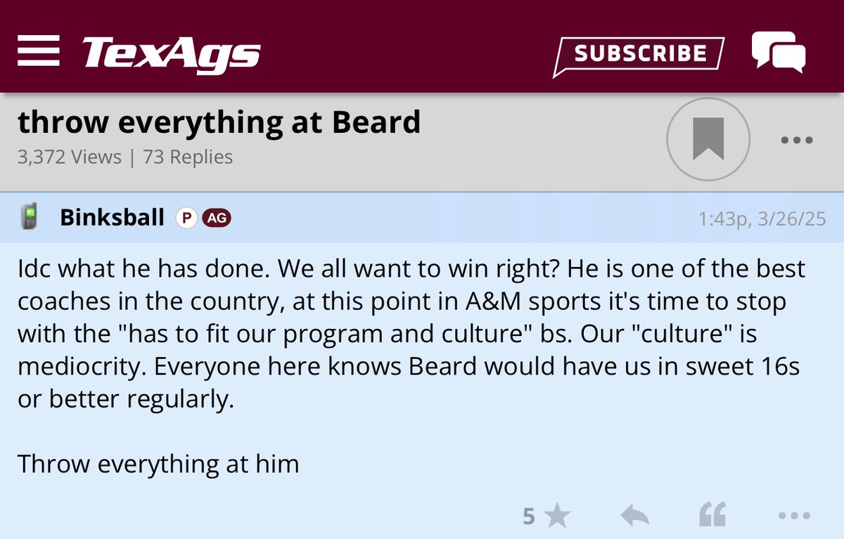 #TexasAM needs to do whatever it takes to get Chris Beard.