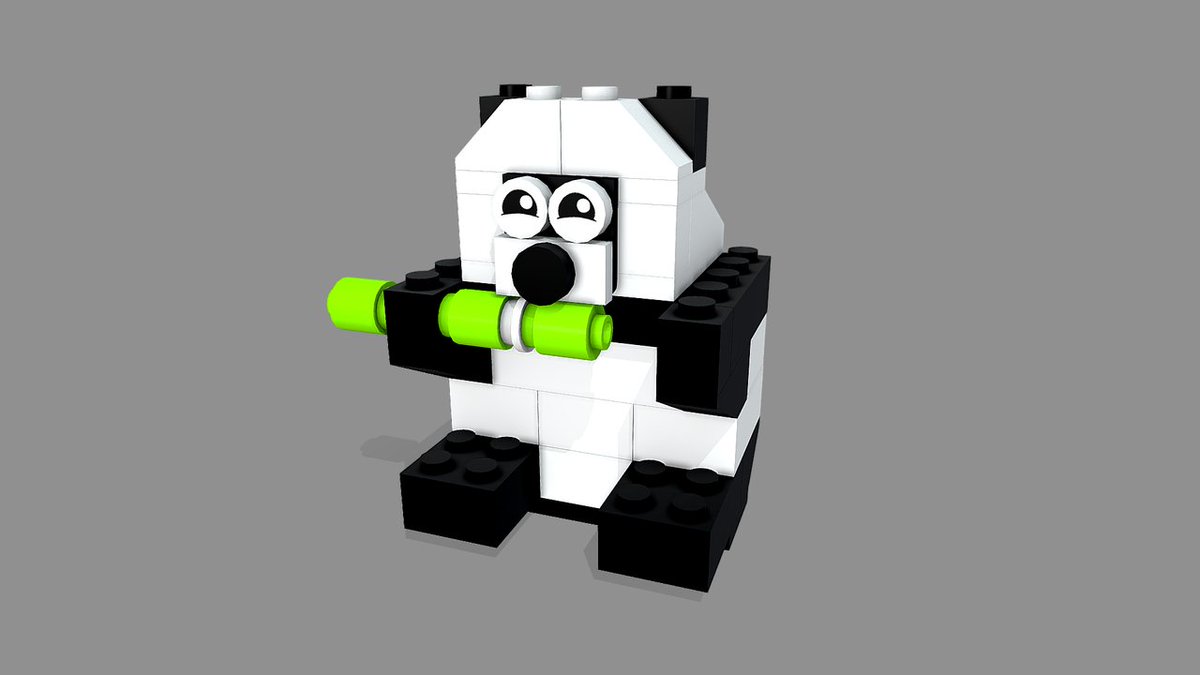 DBR3Dmodels's tweet photo. Little LEGO panda with 8K PBR textures. This 3D model is ready for your game engine. 4.9 K triangles.
https://t.co/eOsCw6Mp15
#LEGO #bricks #dbr3d #sketchfab #legoanimal #3dasset #legopanda #lowpoly #itchio https://t.co/ssox5ca8hO