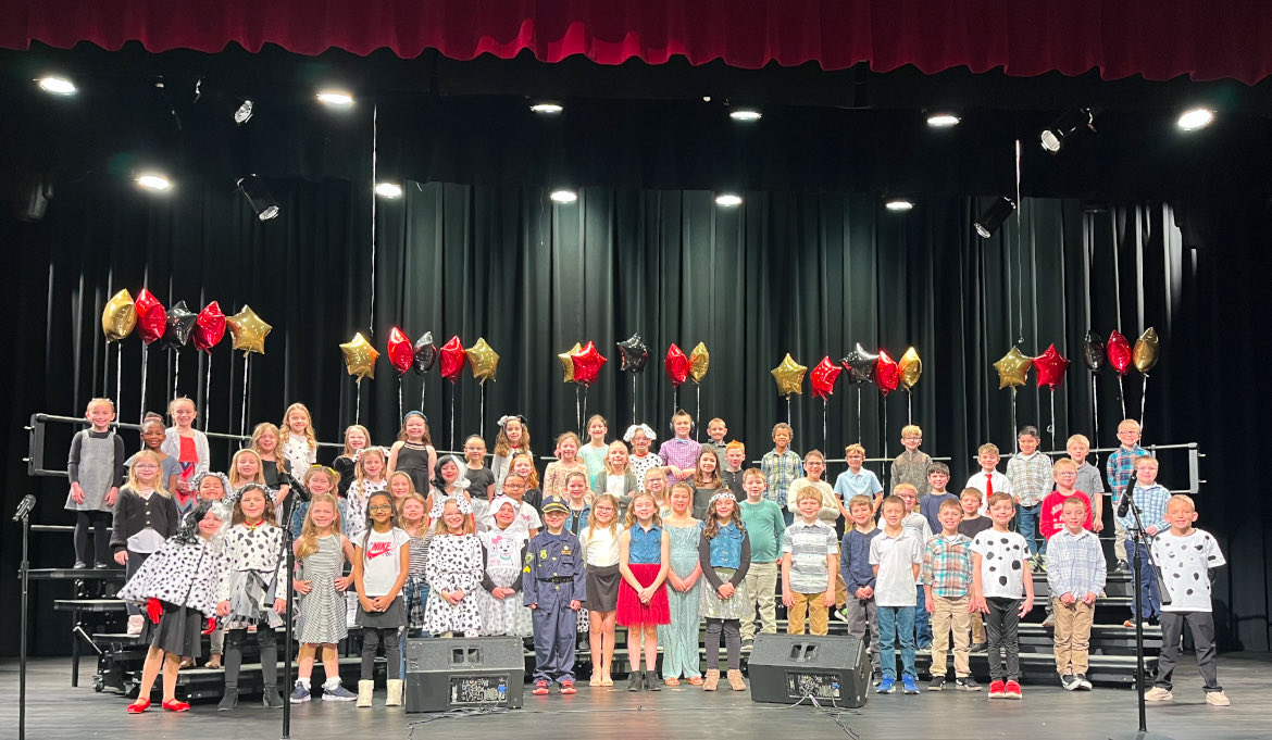 What a great performance of 101 Dalmatians Kids by our second grade students! Miss Smith, elementary music teacher, did an awesome preparing them for their big show! #NBdifference