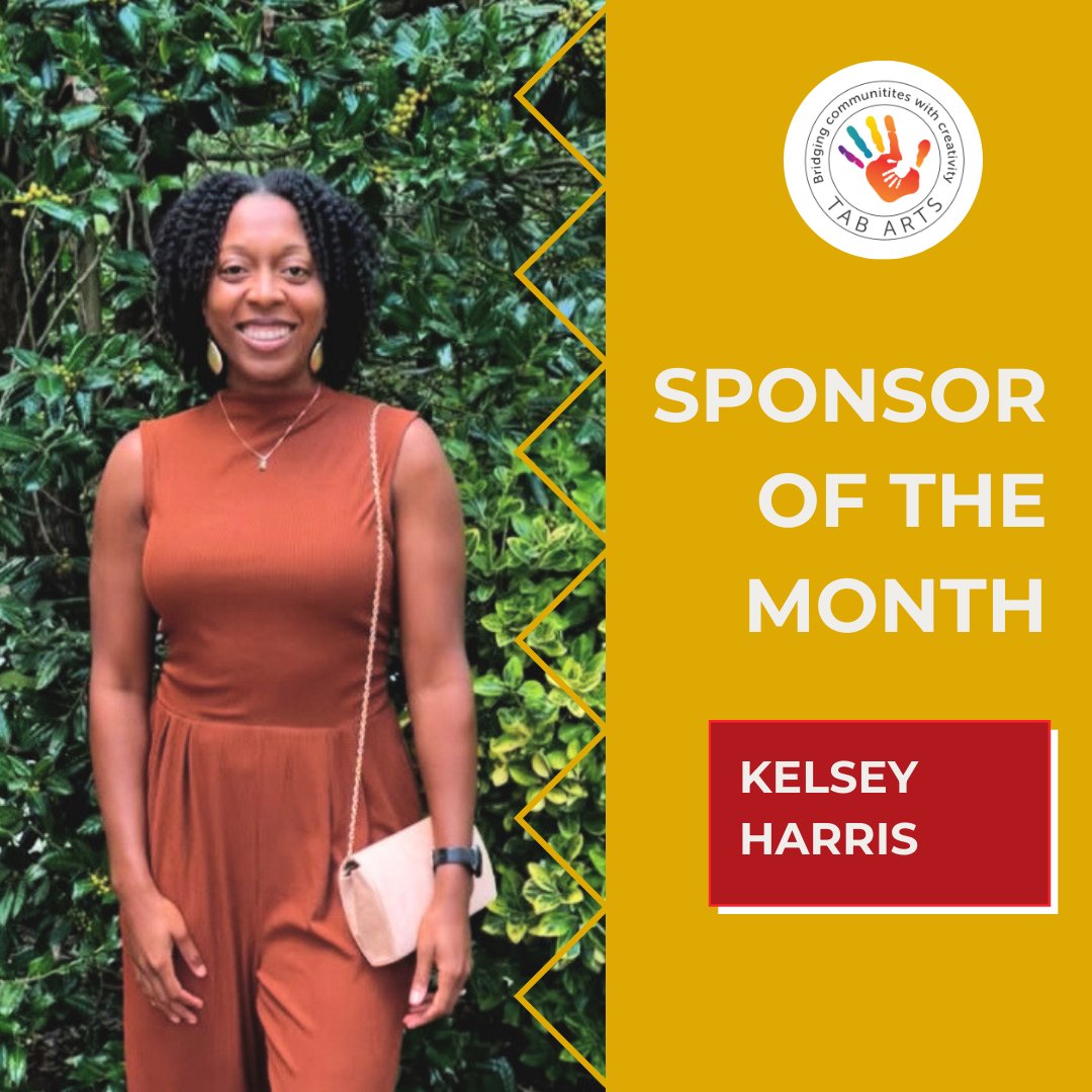 🌟 Sponsor of the Month: Kelsey Harris (<a href="/kelssharris11/">Kelsey Harris</a>) Thank you for standing with TAB Arts Center and helping us make art accessible to everyone.