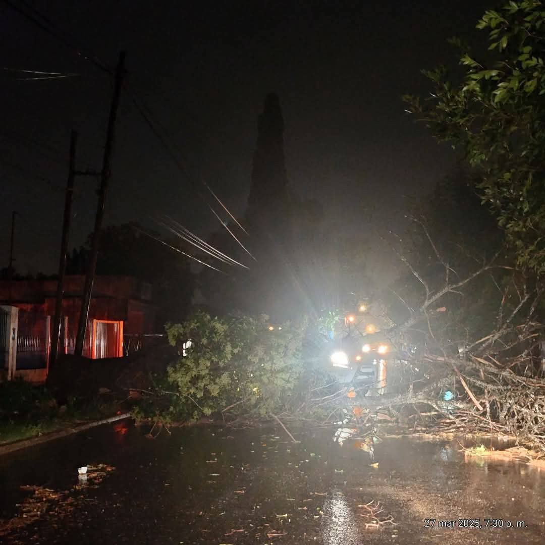 Tiempo_AMBA's tweet image. #Preliminar
Daños en Ramallo y zonas aledañas (ráfagas de hasta 140 km/h en Zárate), además se habla de un posible tornado en Rosario.