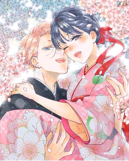 桜の日だったらしいので完結記念のイラストを再掲 #さくらの日 
