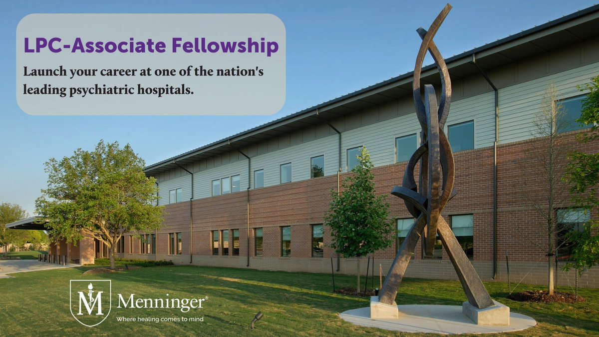 Deadline Extension Alert: Post-Master's #LPC-Associate #Fellowship! Future #licensedprofessionalcounselors gain hands-on experience and make a meaningful impact through our Fellowship. Applications are due April 5. Apply today! bit.ly/MenningerJobs #Houston #Texas #jobs