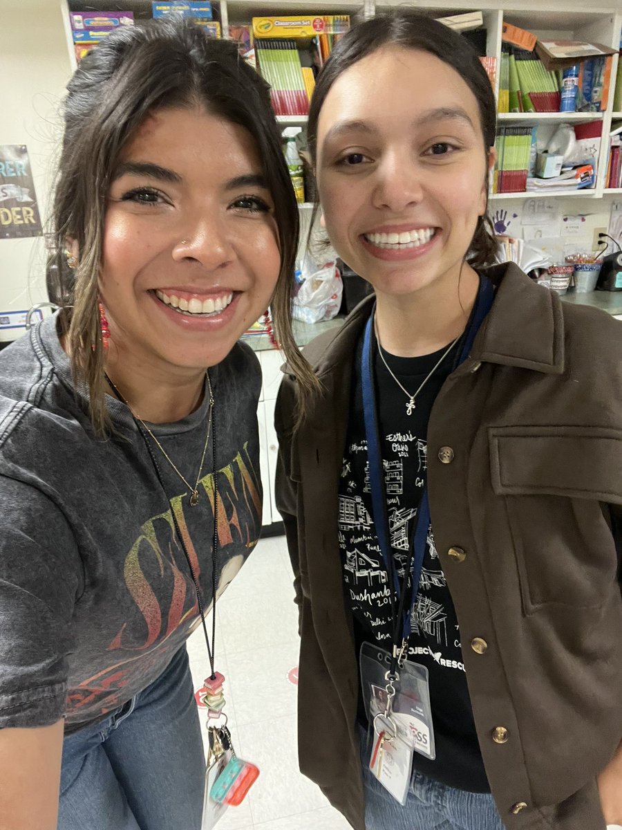 Full circle moment!! Olga was in my 5th grade science class my FIRST year teaching!! Today, she subbed in a kinder classroom at my new campus 11 years later😭! So grateful for this special moment💗 <a href="/SeguinISD/">Seguin ISD</a> <a href="/PatlanES/">Patlan Elementary</a> <a href="/McQueeneyESISD/">McQueeney Elementary</a>