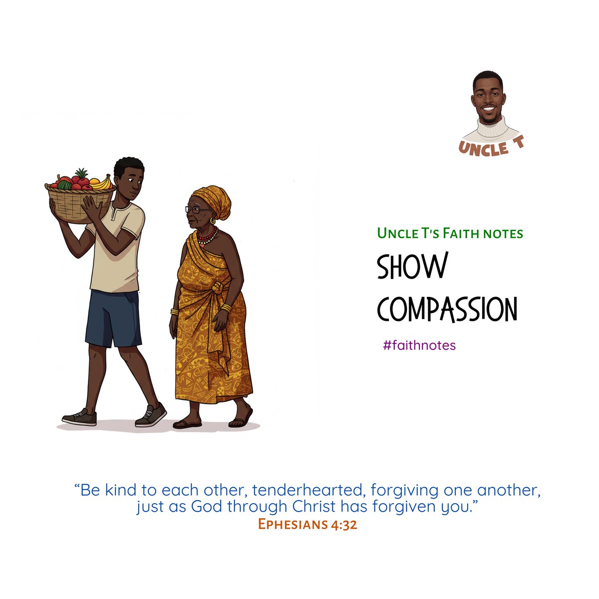 theonlyunclet's tweet photo. “Be kind to each other, tenderhearted, forgiving one another, just as God through Christ has forgiven you.”
Ephesians 4:32
#faithnotes https://t.co/2Wa36rurqt