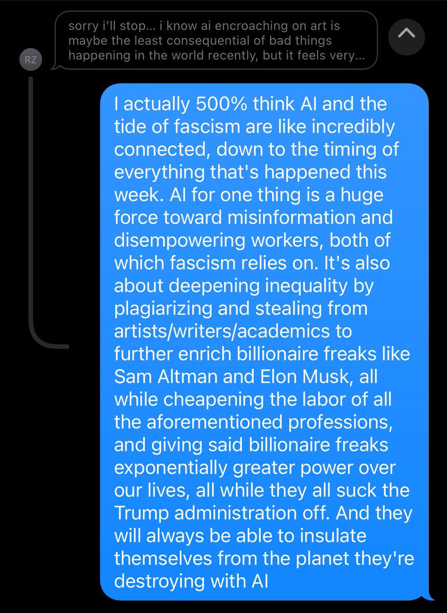 kylietcheung's tweet image. I genuinely think there are deep connections btwn the rising tide of fascism and the cesspool of AI slop this week