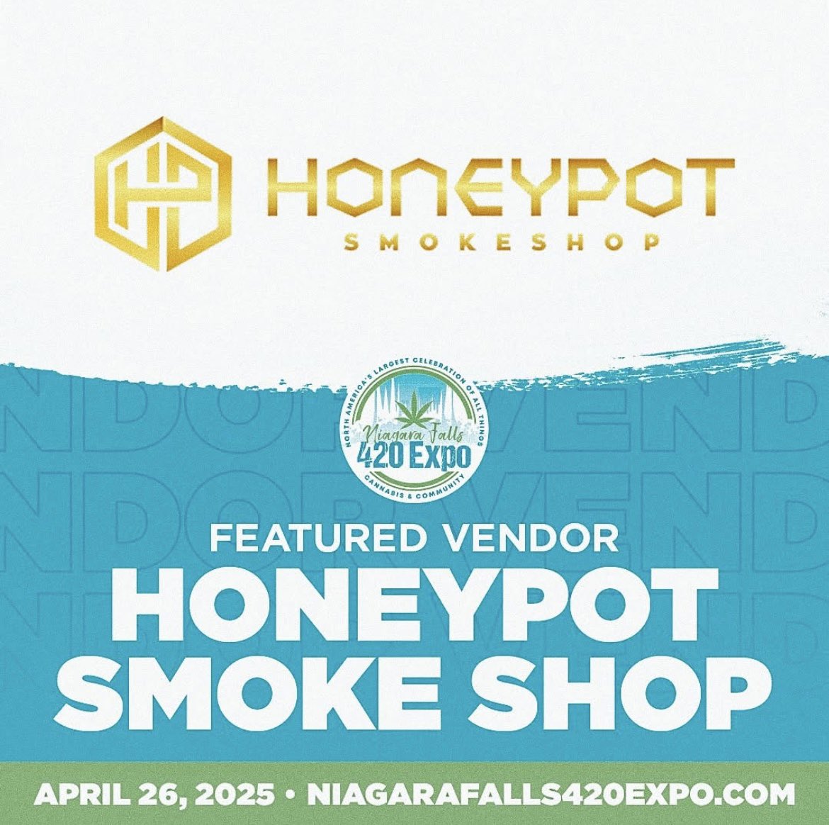 Honeypot Smoke Shop is a featured vendor at Niagara Falls 420 Expo! Honeypot is a local shop offering quality products at the best possible prices, featuring paraphernalia, accessories, merch and so much more!

Grab your tickets today at niagarafalls420expo.com