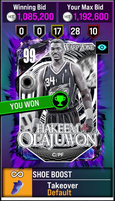 Finally Got My DM Hakeem 1 Mill w/10 Legend Badges 🎉 #NBA2K25 #MYTEAM