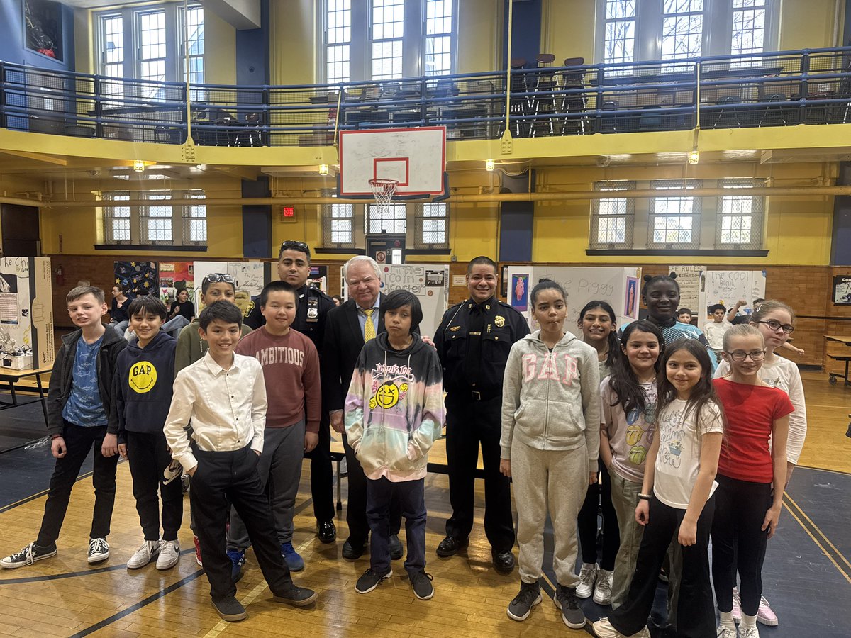 So proud of our amazing 5th graders on their incredible Science Fair projects!A huge thank you to Officer Alicea, Captain Mera, and Mayor Turner for their support—it means the world to our students! <a href="/SuzanneMera/">Mrs. Mera</a> <a href="/JBrianMera/">J Brian Mera</a> <a href="/WeehawkenTSD/">Weehawken Schools</a> <a href="/WeehawkenPBA15/">WeehawkenPBA15</a>