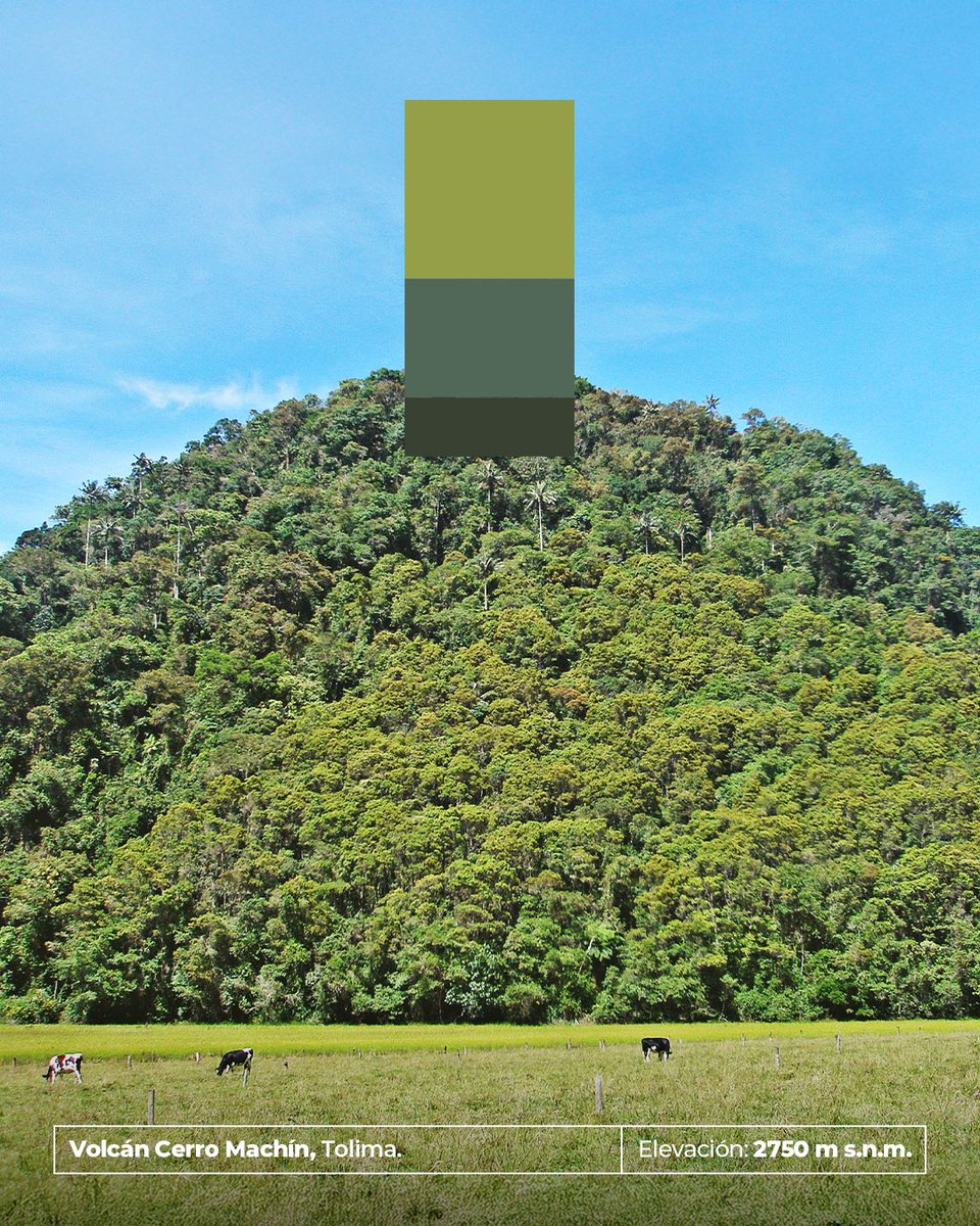 Esta “personalidad” también puede apreciarse en la manera como lucen, pues aunque todos son volcanes, su ubicación y su historia geológica, entre otras, han hecho que se vean diferentes. 

Este es el volcán Cerro Machín, uno de los “más verdes” de Colombia. Su última erupción fue