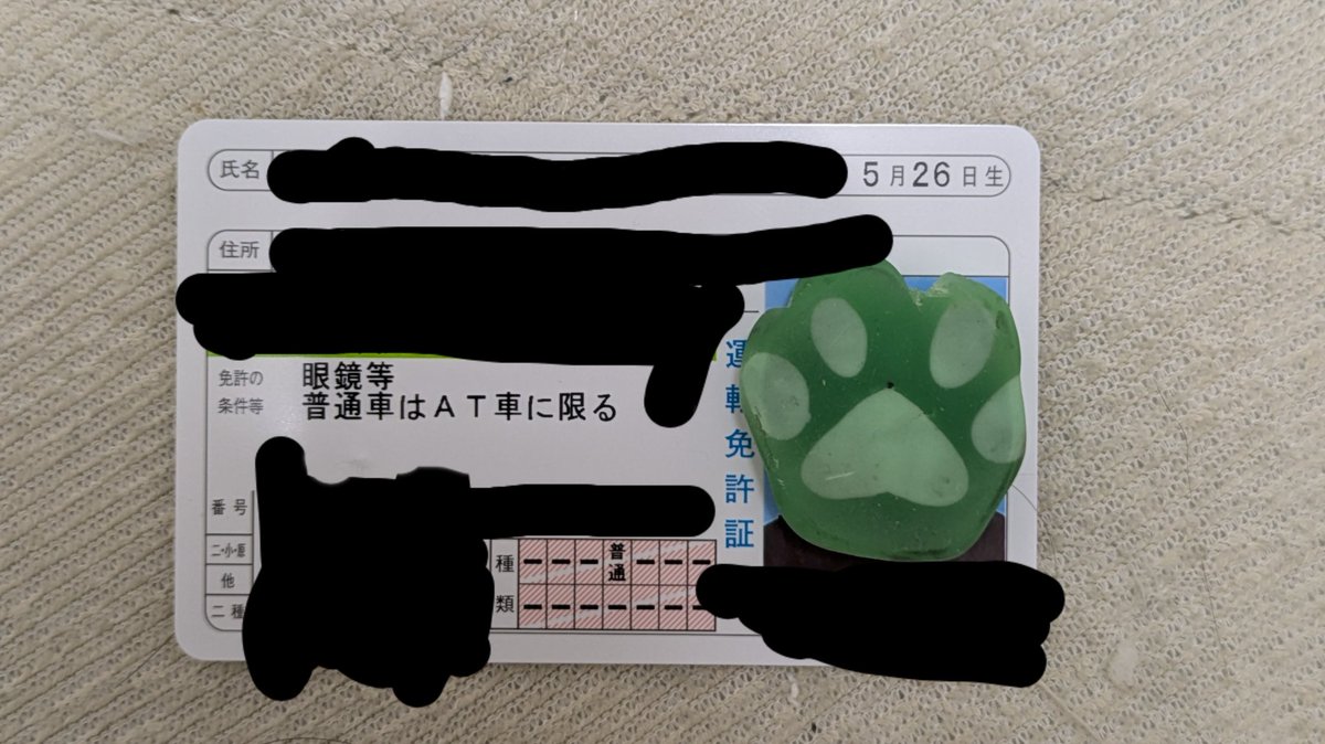 kegomu's tweet photo. やっと免許とれたーーー

編集ミスってたら終わる、w https://t.co/Rt3UUfAMSh