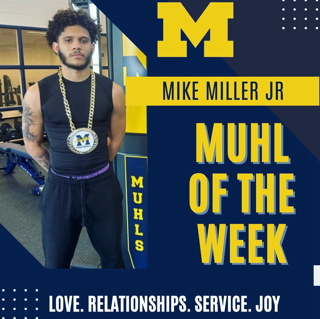 Mike’s confidence in the weight room highlights his inspiring work ethic. His leadership is carrying over from football into other areas of life. We are thrilled to have him back for another season and are looking forward to his best season yet. #CommunityOfWinners #GoMuhls