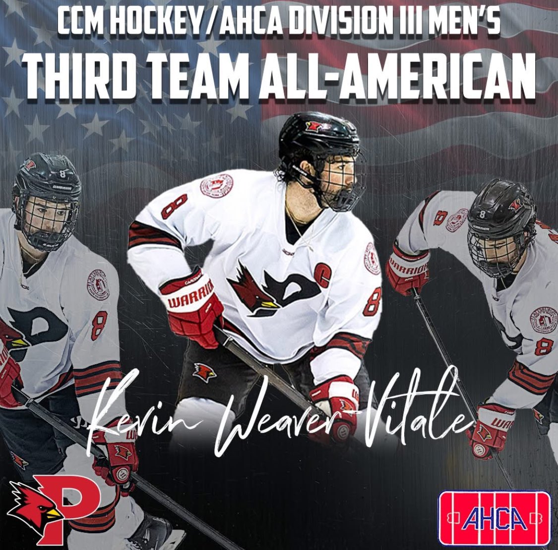 Congratulations to Kevin Weaver-Vitale on earning All-American honors! You certainly put the time and effort into your craft. Well done!