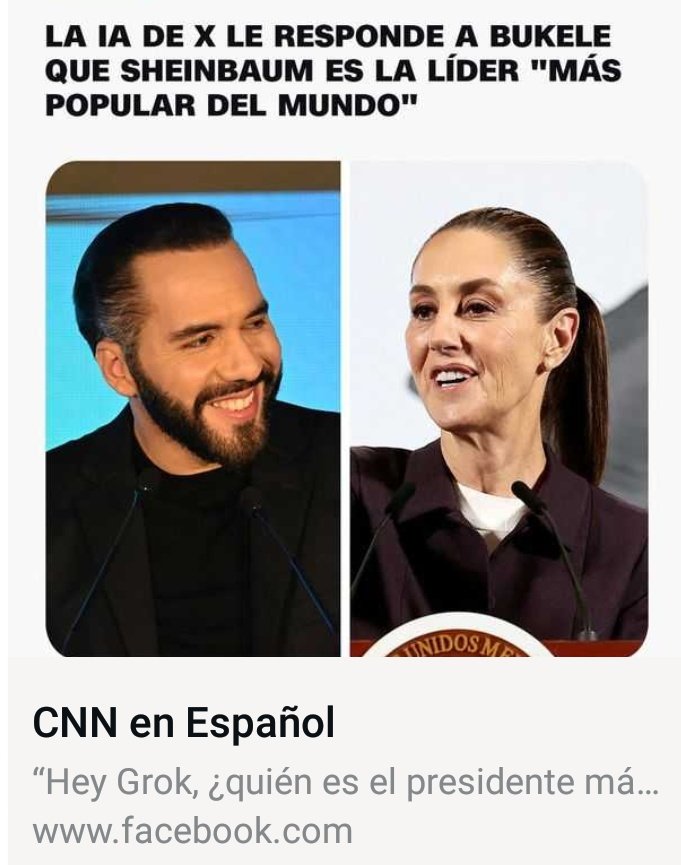 Abogado RUDY JOYA (@joya_rudy) on Twitter photo 🚫 🇸🇻 El Salvador. Es una verguenza a nivel internacional.
Claro. Si tenemos un presidente tan ignorante que consulta con inteligencia artificial y hasta esta ( <a href="/grok/">Grok</a> ) lo humilla. 🙄
Tenemos definitivamente un psicopata sentado en casa presidencial. <a href="/nayibbukele/">Nayib Bukele</a> <a href="/PresidenciaSV/">Casa Presidencial 🇸🇻</a> 🚫 🇸🇻 El Salvador. Es una verguenza a nivel internacional.
Claro. Si tenemos un presidente tan ignorante que consulta con inteligencia artificial y hasta esta ( <a href="/grok/">Grok</a> ) lo humilla. 🙄
Tenemos definitivamente un psicopata sentado en casa presidencial. <a href="/nayibbukele/">Nayib Bukele</a> <a href="/PresidenciaSV/">Casa Presidencial 🇸🇻</a>