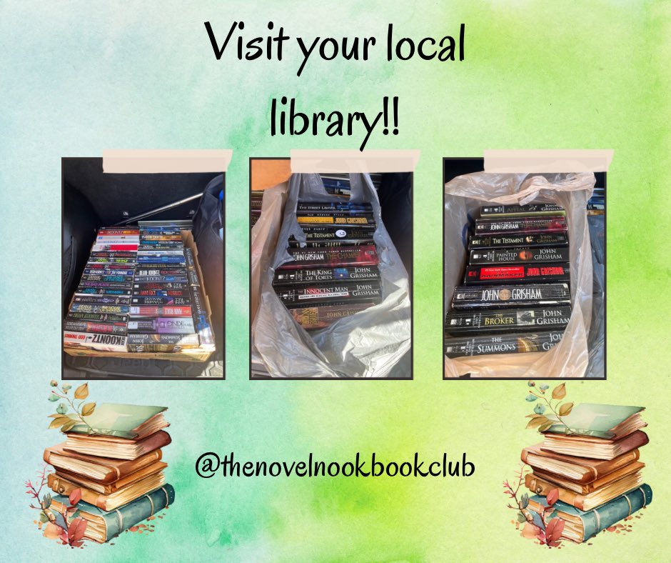 ARKKreationsDes's tweet image. 📚 VISIT YOUR LOCAL LIBRARIES 📚 

Here is a sign to visit your local libraries especially when they have sales. My local library is having a MEGA BOOK SALE today through Saturday! I got almost 40 books for $12.50!!

#supportlocallibraries #locallibraries #library #booksale #book