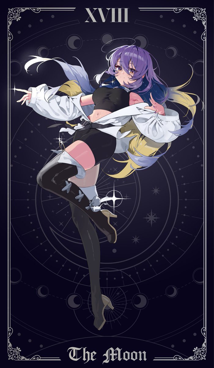 moricalliope's tweet photo. ✮⋆˙𝕿𝖍𝖊 𝕸𝖔𝖔𝖓 𝕬𝖗𝖈𝖆𝖓𝖆✮⋆˙

As your bright enigma, she illuminates the stage! Moona will be a guest at my birthday live on April 4th! @moonahoshinova 

#HBDMori2025 https://t.co/mjLt3fEXHT