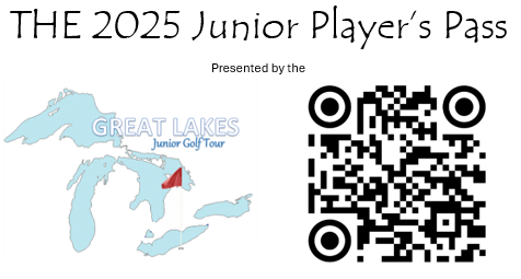 New in 2025. The Junior Player's Pass. Scan QR code for details.