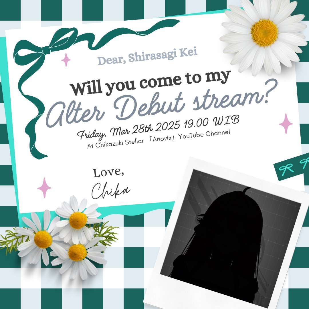 Nanti malem ada yang mau debut alter !
Dateng ngga sih? Harus dateng dong ! ✨

 Buat kalian yg liat post ini, harus dateng jugaa yaa ! 😺