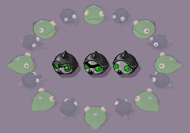 A new creature is on the rise! 

What will you do if they start coming toward you? Are they friends ..... or enemies?